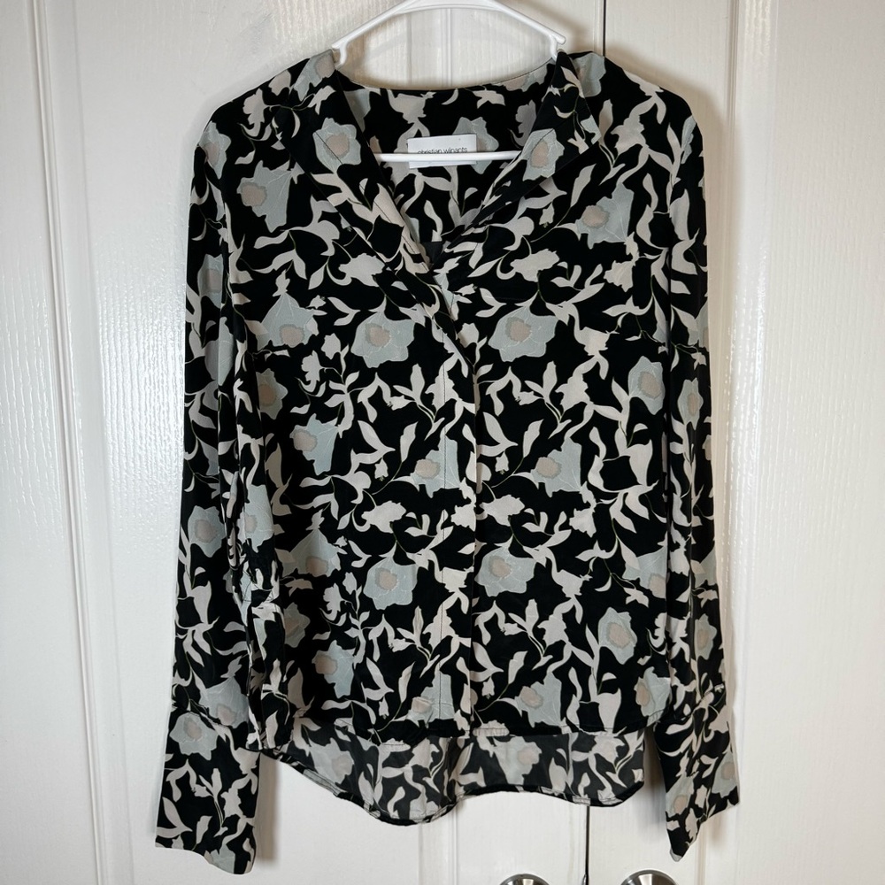 Christian Wijnants Silk Floral Women's Blouse